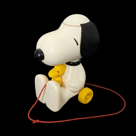 Vintage Snoopy and Woodstock Pull Toy -- ITEM #3361 - Picture 3 of 11